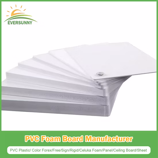 Optimum Waterproof Builing Material Vinyl Plastic Products Free Foam PVC Sheet Board for Furniture