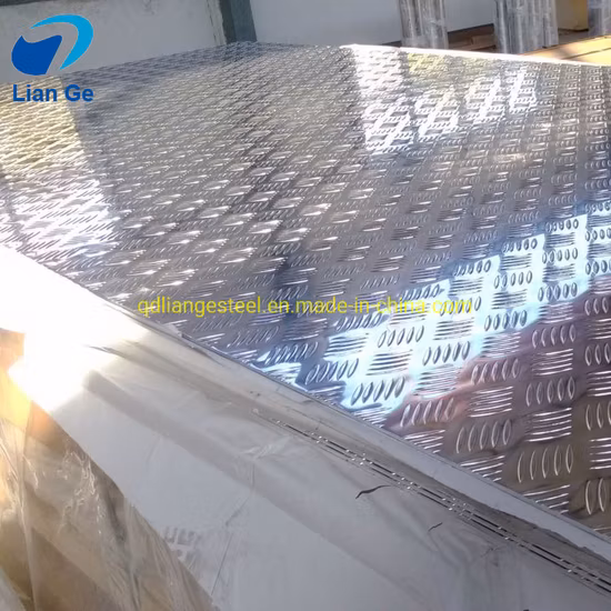 5 Bar/Diamond Embossed Aluminum/Aluminium Sheet Tread Aluminum Checkered Plate